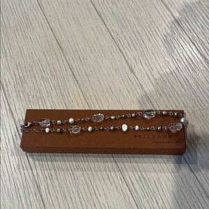 Silpada Silver and Crystal Necklace